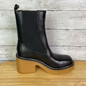 Marc Fisher Lug Sole Boots Black size 7.5